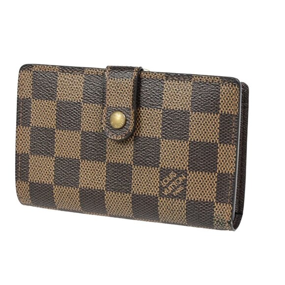 LOUIS VUITTON Porte Monnaie Viennois Bifold Wallet Damier Brown